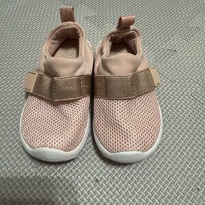 Cat & Jack Pink and Tan Kids Slip-On Sneakers